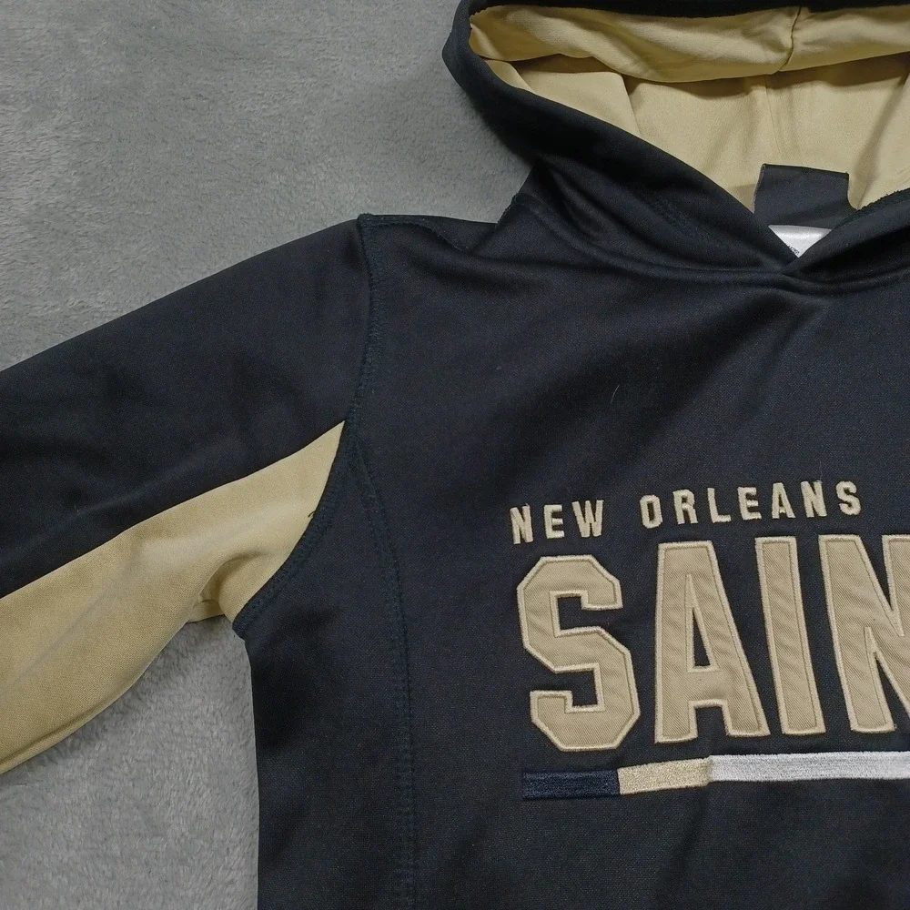 New Orleans‎ Saints Hoodie Youth Medium Black NFL Football Casual